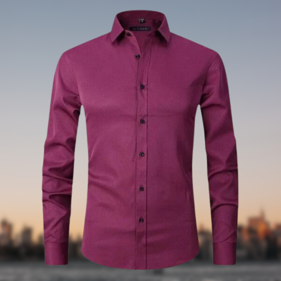 Nikolai | Camisa elástica sin arrugas