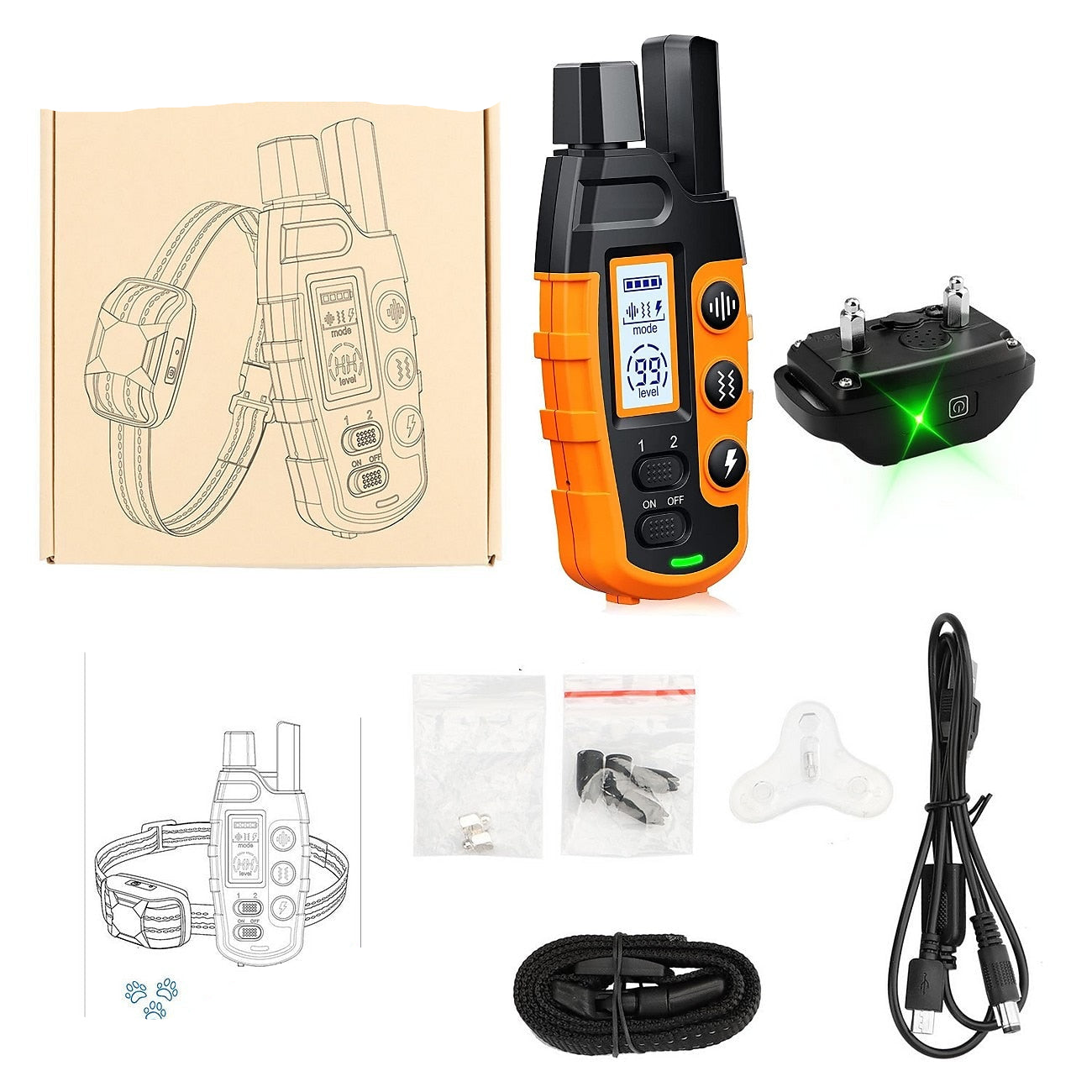 NovaPace 1000m Ferntrainingshalsband für Hunde, wasserdicht