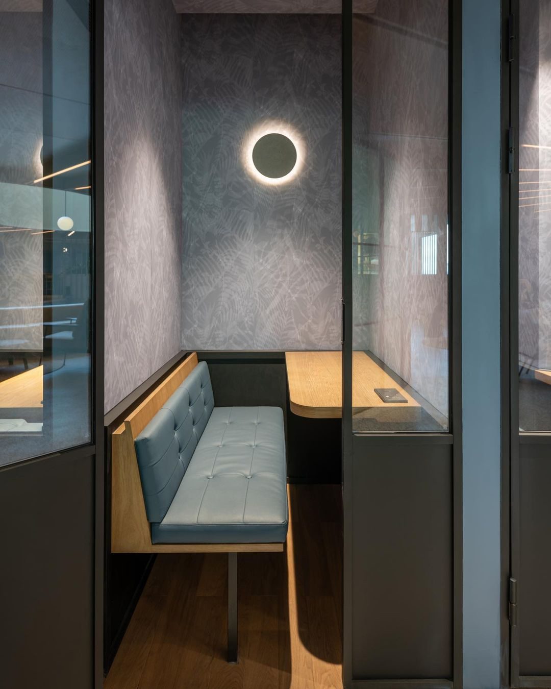 Moderner Terrazzo runder Wandleuchter LED 1-Flammig