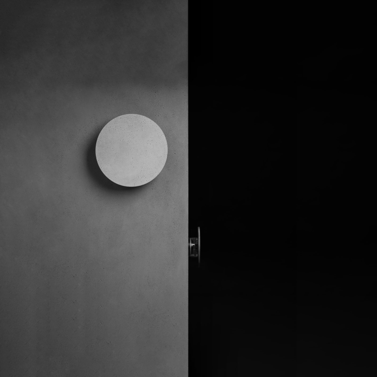Moderner Terrazzo runder Wandleuchter LED 1-Flammig