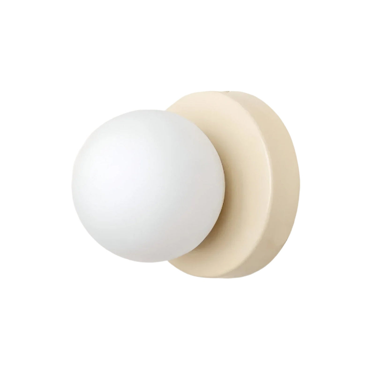 Aplique de pared LED de globo de vidrio nórdico de 1 luz