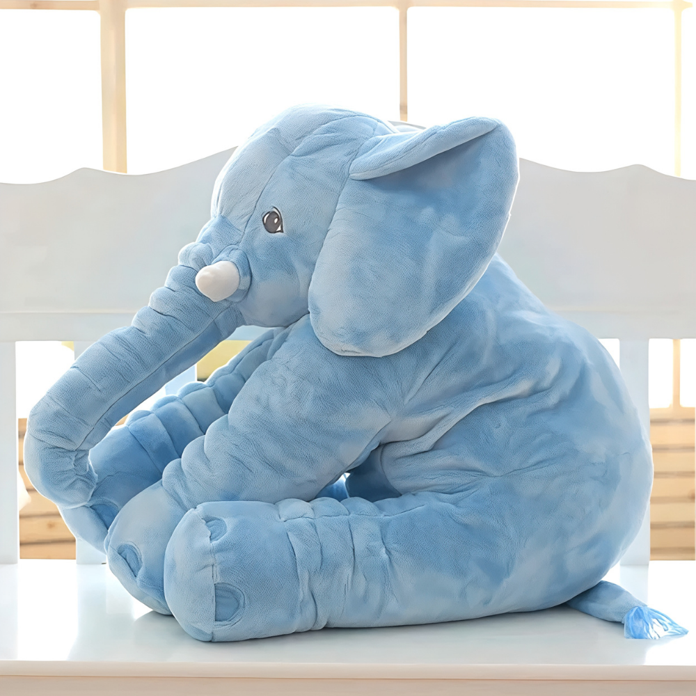 Plush Elephant Infant Pillow Snuggle Comfort Nursery Gift