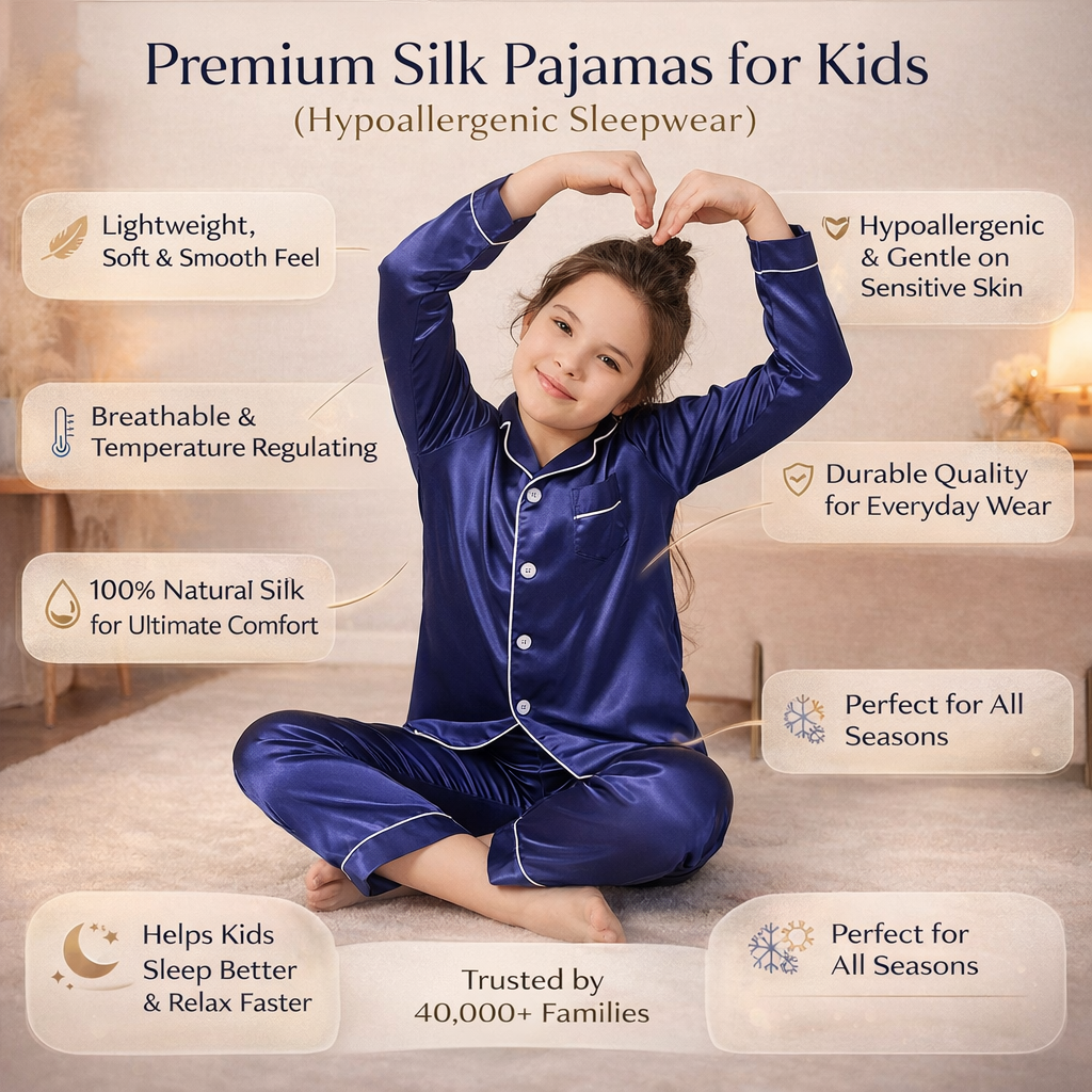 Premium Kinder-Pyjamas - Hypoallergene Schlafbekleidung