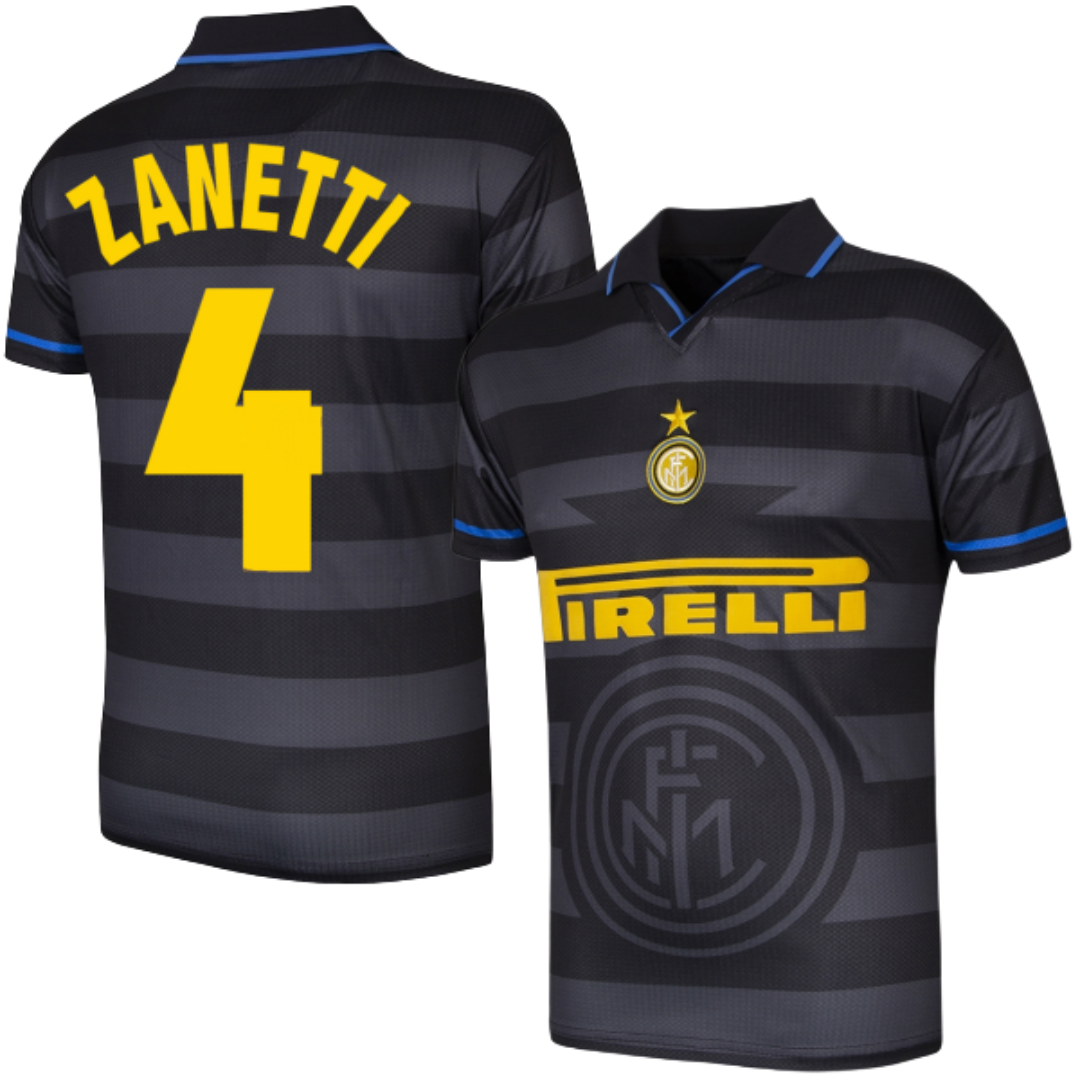 Camiseta histórica visitante del Inter 1997/1998 + Zanetti 4