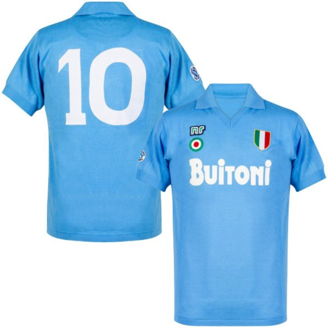Napoli Historisch Thuisshirt 1987-1988 + Maradona 10