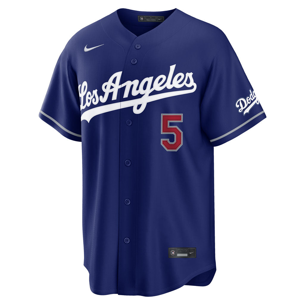 Jersey alternativo de estadio Nike de Freddie Freeman de los Los Angeles Dodgers de la MLB - Azul