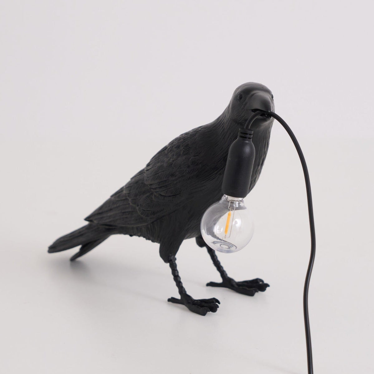 Creative Raven Resin LED Plug-In Table Lamp 1-Light