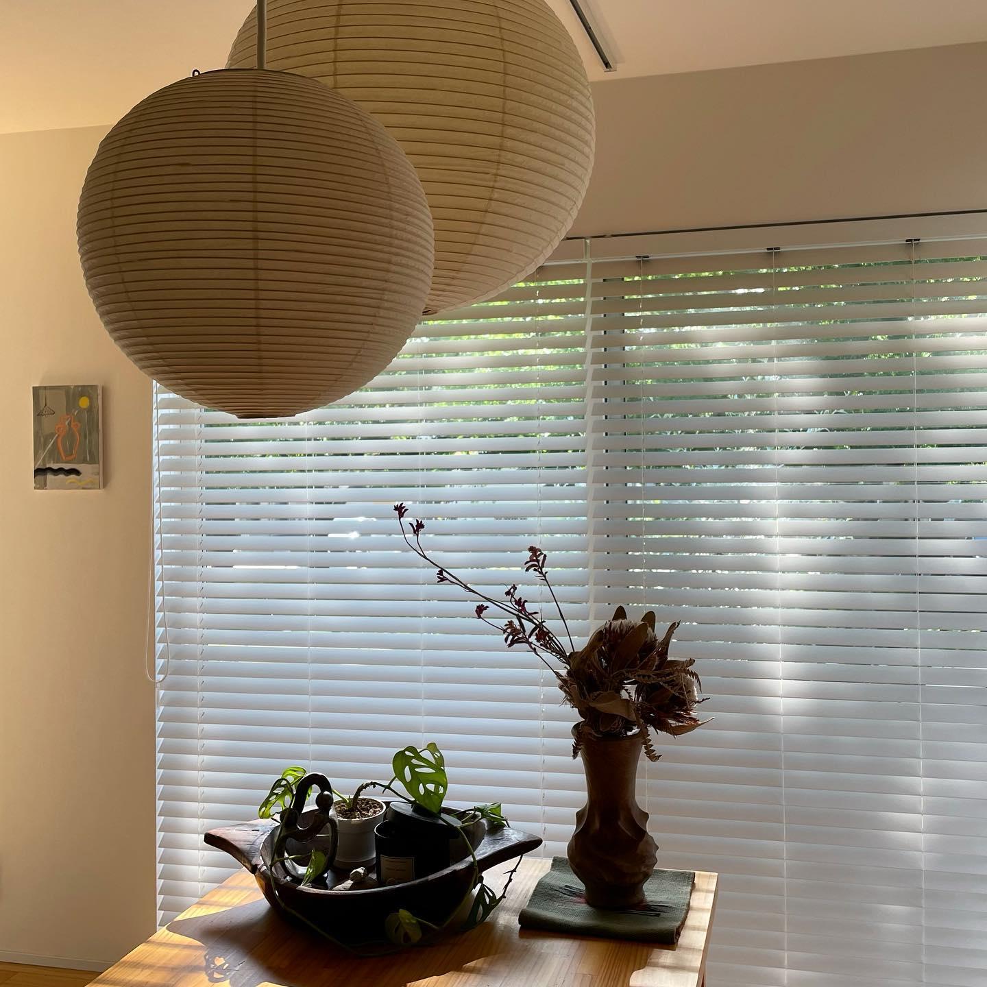 Lámpara colgante japonesa de globo de papel washi 1 luz