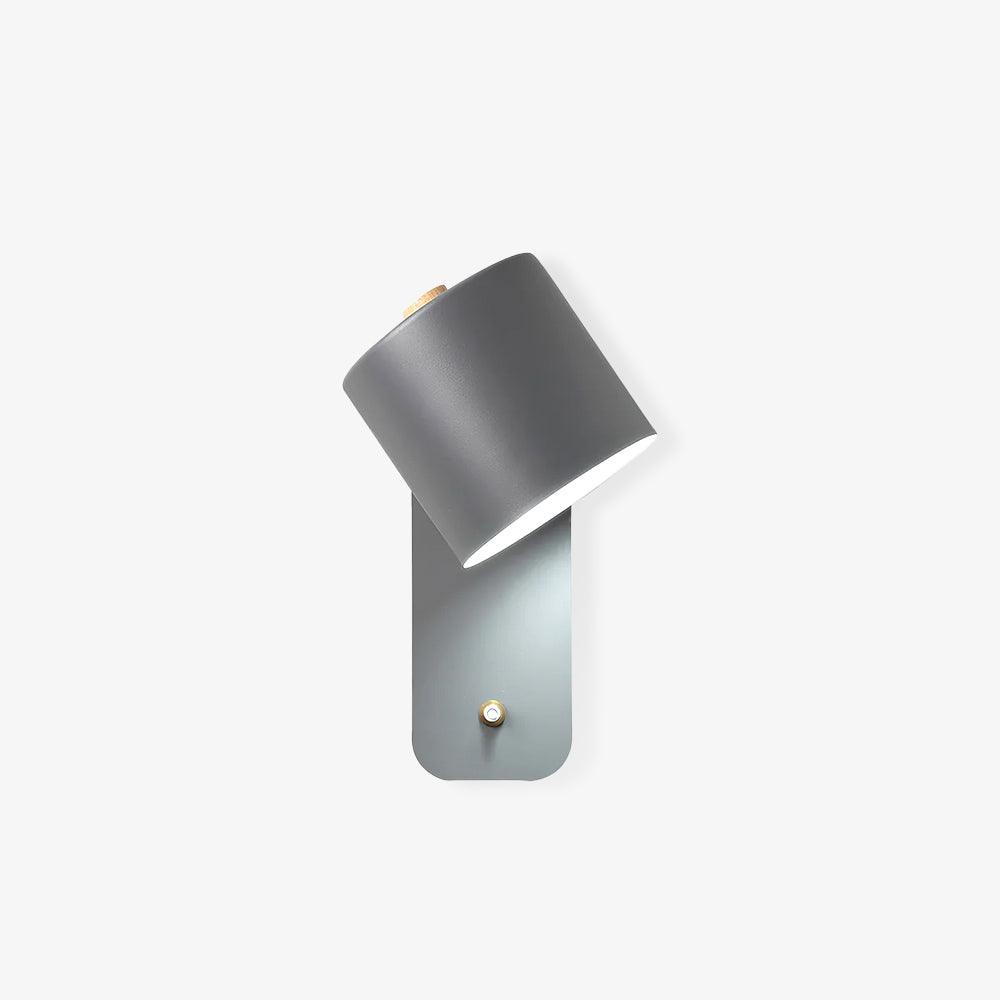Moderne minimalistische draaibare cilindervormige LED-wandlamp, 1-licht
