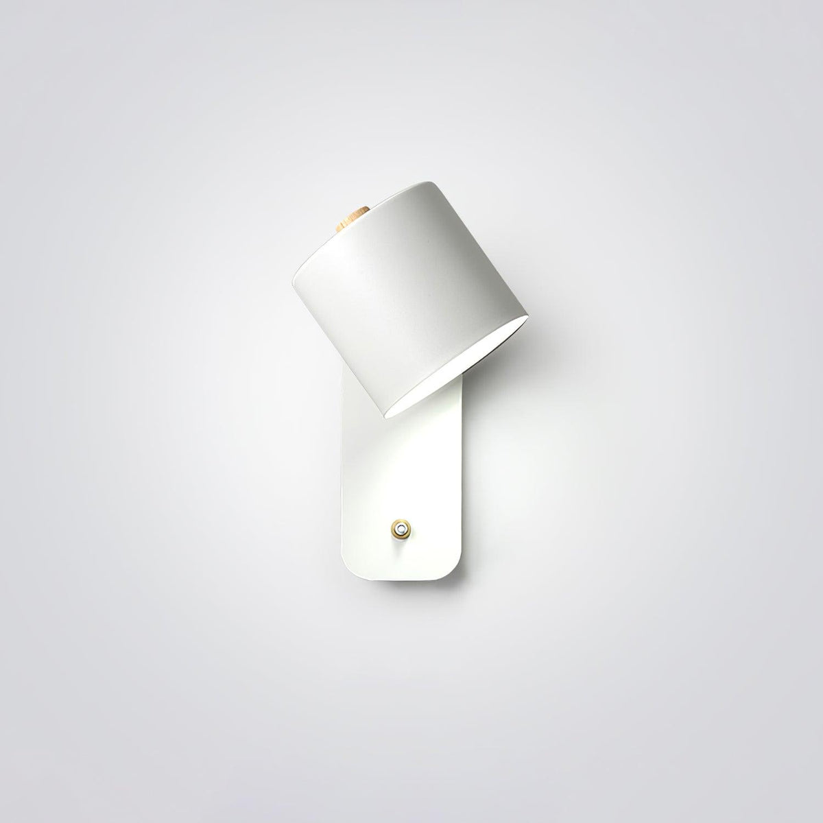 Aplique de pared LED cilíndrico giratorio minimalista moderno 1 luz