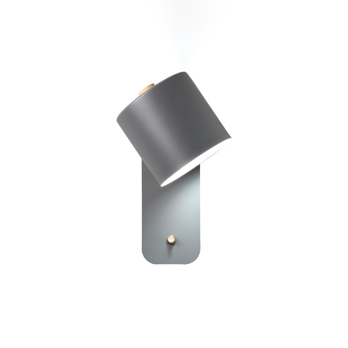 Moderne minimalistische draaibare cilindervormige LED-wandlamp, 1-licht