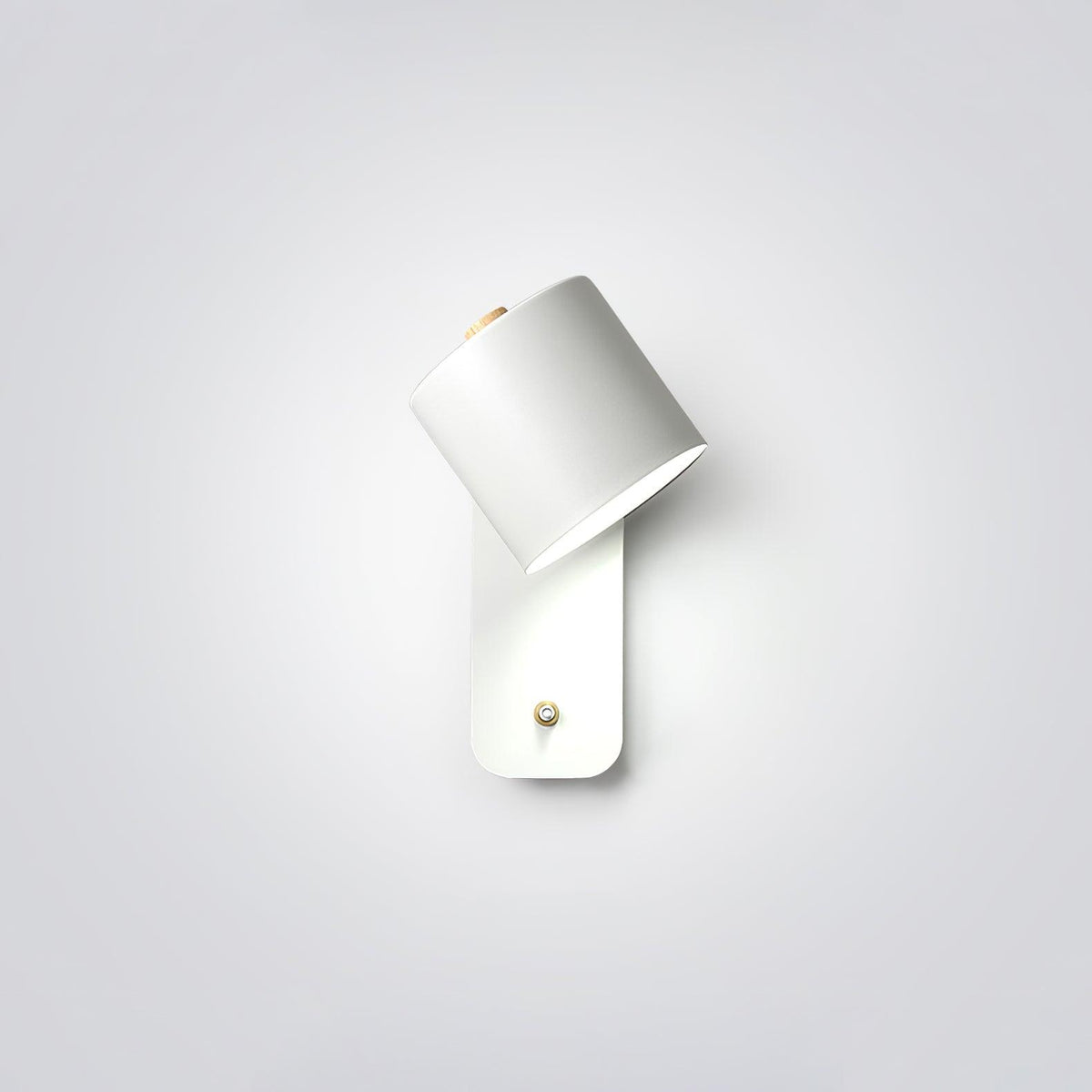 Aplique de pared LED cilíndrico giratorio minimalista moderno 1 luz