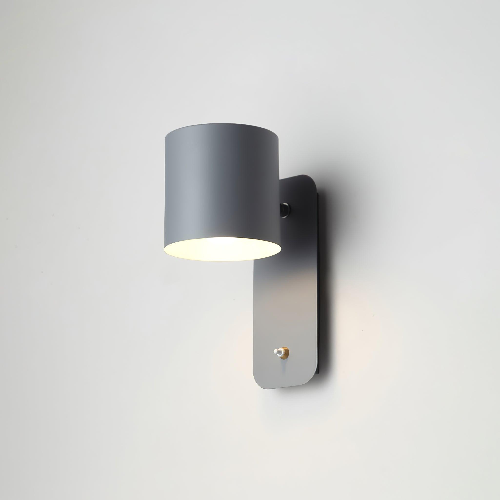 Moderne minimalistische draaibare cilindervormige LED-wandlamp, 1-licht