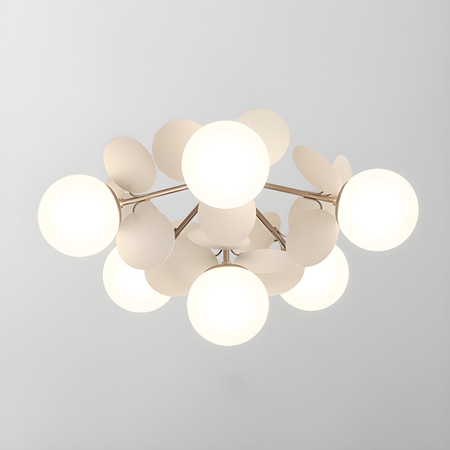 Moderner Macaron-Globus-LED-Deckenleuchte 1-Flammig