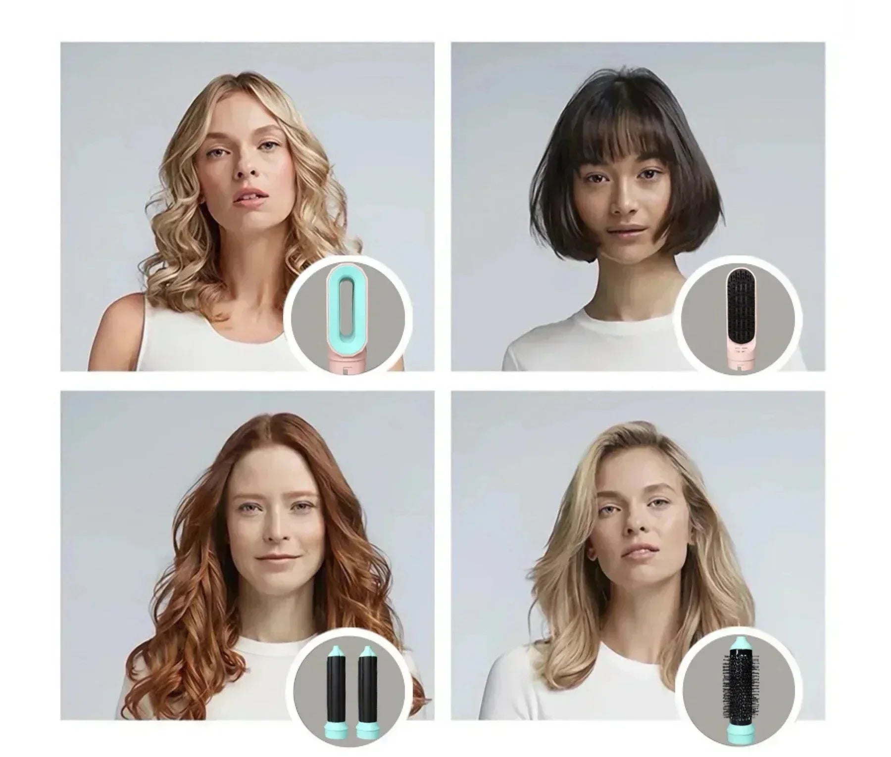 NovaFlex 5-in-1 Multi-Styler Haartrockner, Locken, Glätten, Glanz