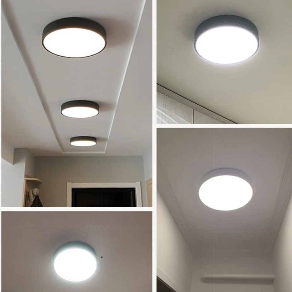 Moderne minimalistische runde LED-Deckenleuchte 1-flammig