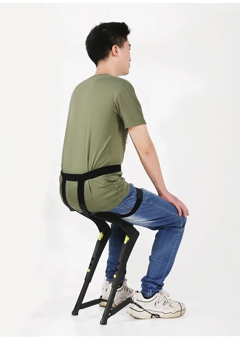 Bærbar Exoskelet Folde Stol Udendørs Rejsesæde Letvægts Skammel