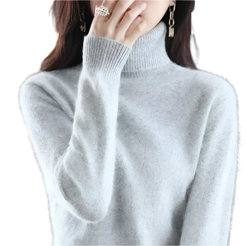AuroraWeave 100% Kasjmier Coltrui Voor Vrouwen Herfst Gebreid