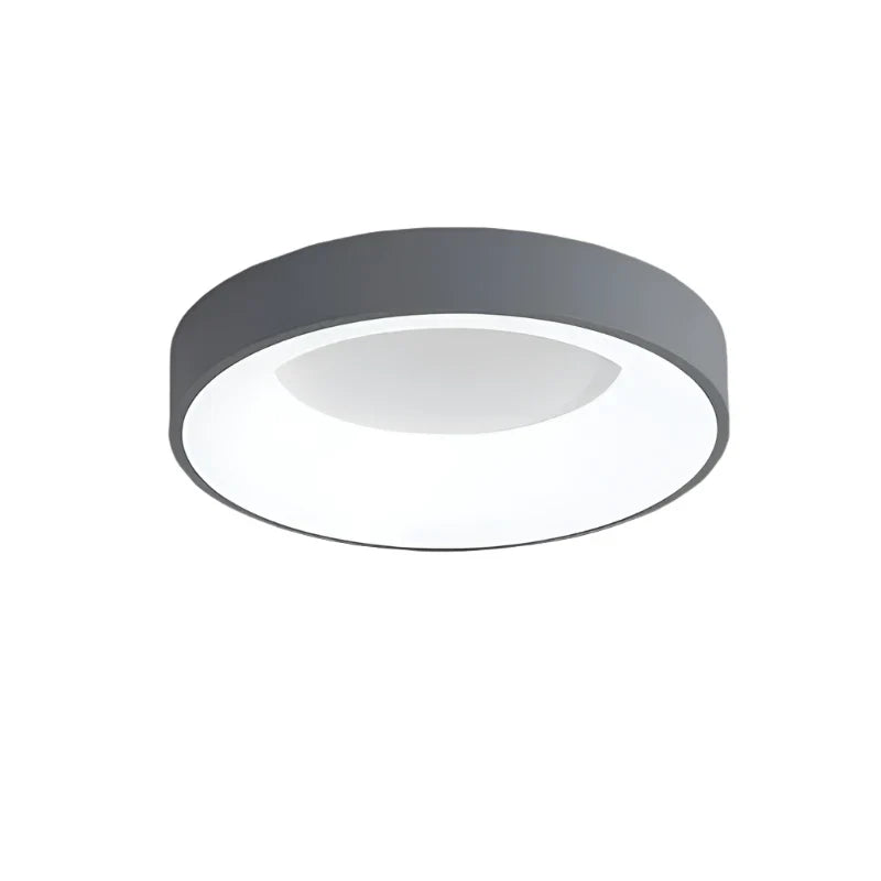 Nordische moderne runde LED-Deckenleuchte 1-flammig