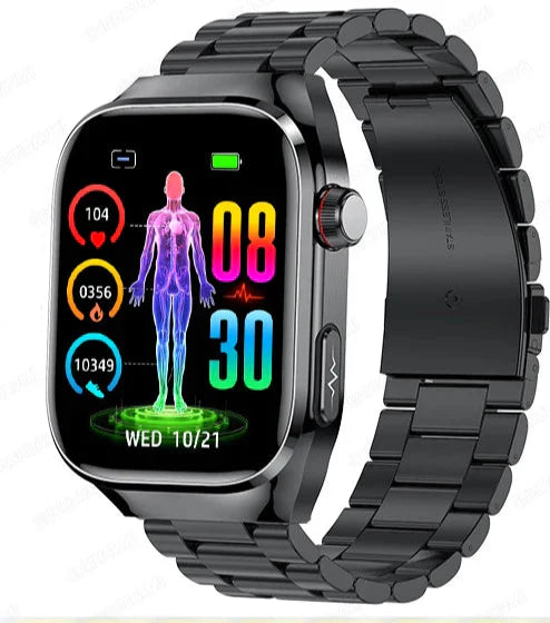 Orologio NexaPulse Monitoraggio Glicemia, ECG, Acido Urico, Bluetooth