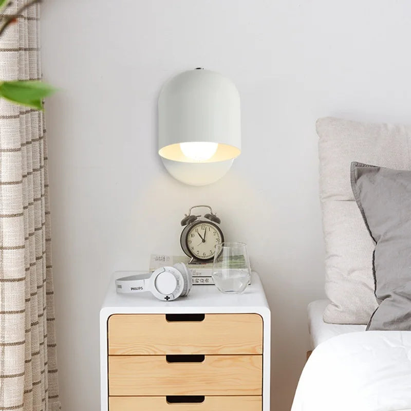 Applique da parete moderno a cupola Macaron LED 1 luce