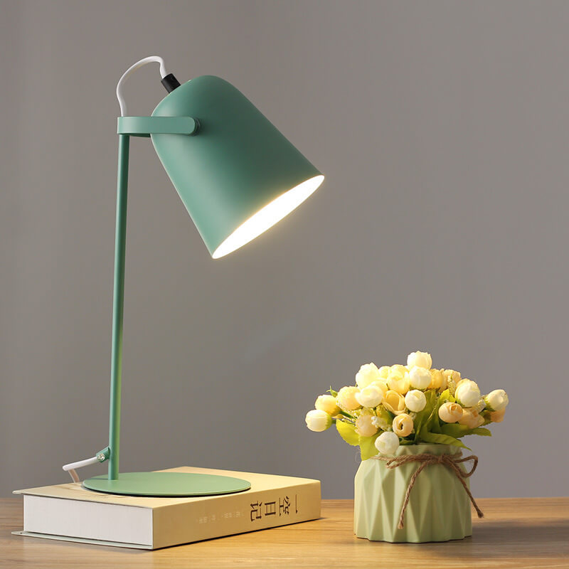 Nordische Metall Kegel Tischlampe LED 1-flammig