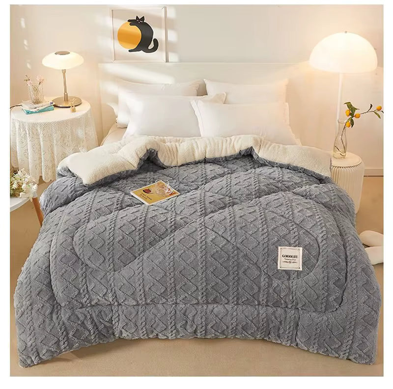 Coperta Ponderata NylaWeave in Cashmere di Agnello Ultra Calda per l’Inverno