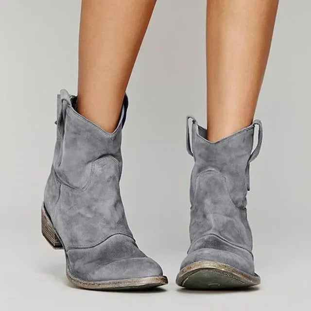 Jianna | Stivali alla caviglia da cowboy vintage