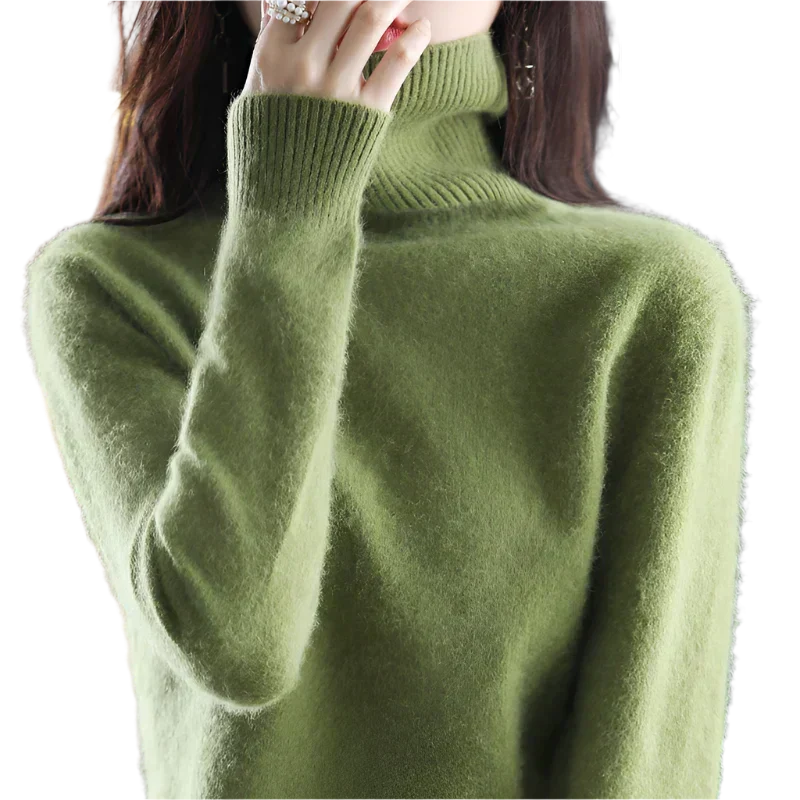 AuroraWeave 100% Kasjmier Coltrui Voor Vrouwen Herfst Gebreid