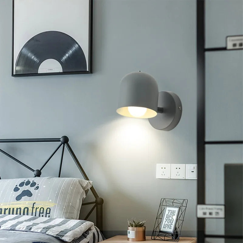 Applique da parete moderno a cupola Macaron LED 1 luce