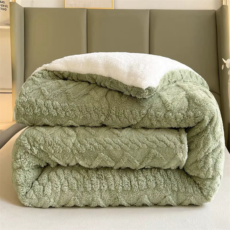 Coperta Ponderata NylaWeave in Cashmere di Agnello Ultra Calda per l’Inverno