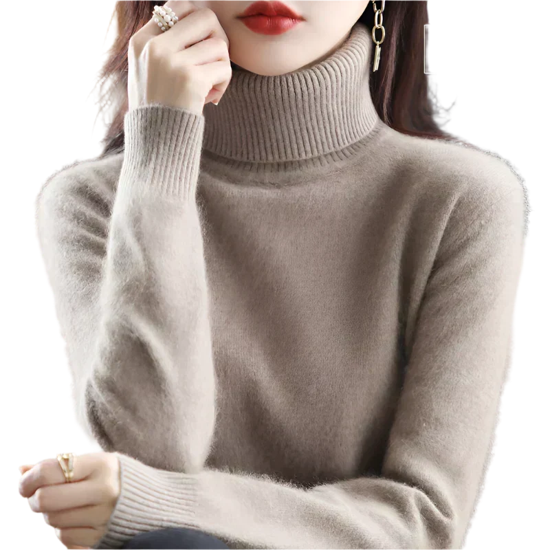 AuroraWeave 100% Kasjmier Coltrui Voor Vrouwen Herfst Gebreid