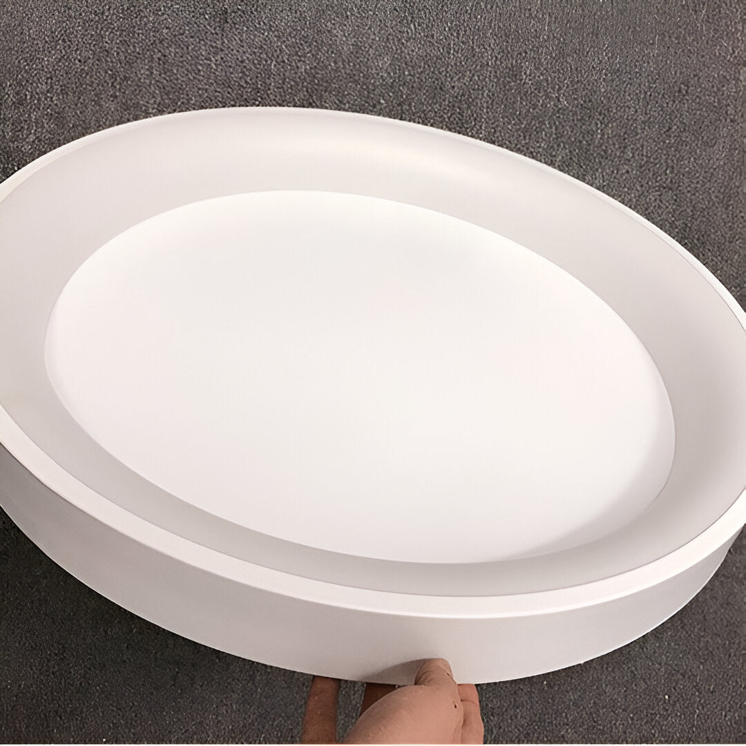 Nordische moderne runde LED-Deckenleuchte 1-flammig