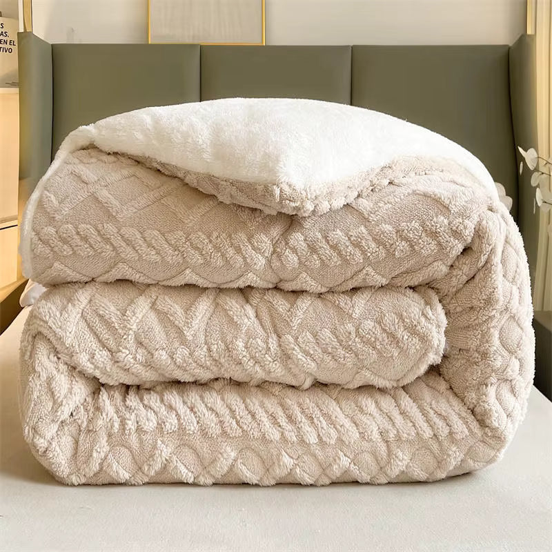 Coperta Ponderata NylaWeave in Cashmere di Agnello Ultra Calda per l’Inverno