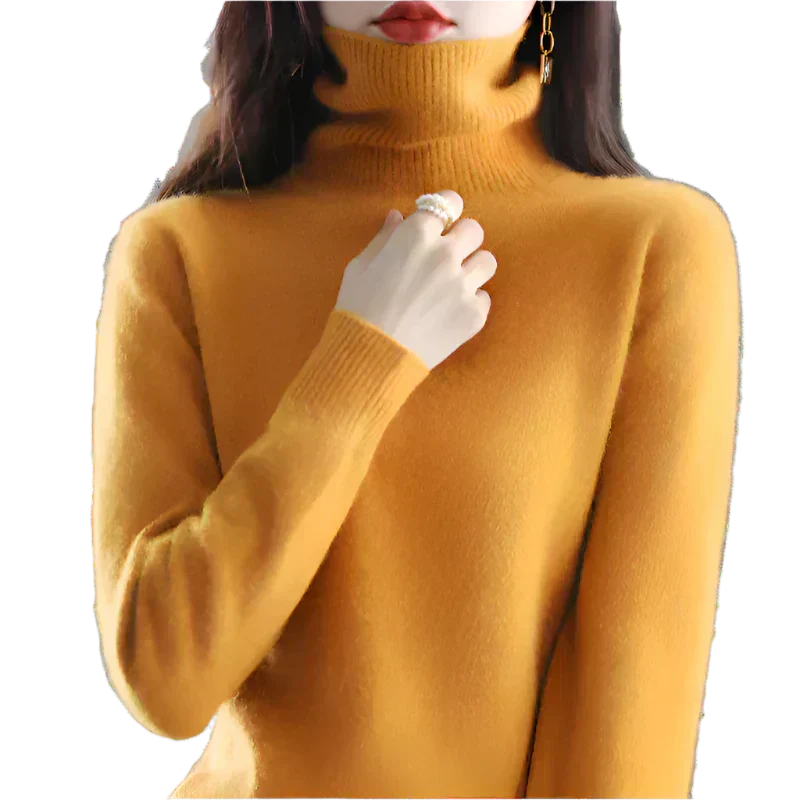 AuroraWeave 100% Kasjmier Coltrui Voor Vrouwen Herfst Gebreid