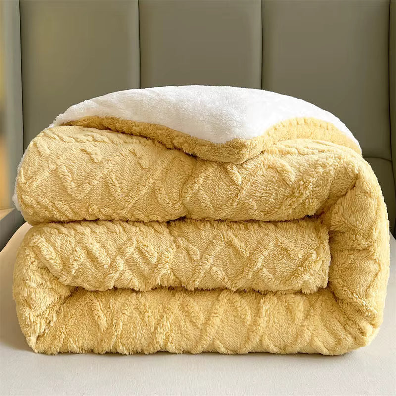 Coperta Ponderata NylaWeave in Cashmere di Agnello Ultra Calda per l’Inverno