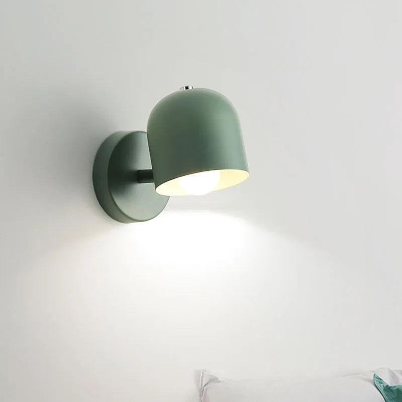 Applique da parete moderno a cupola Macaron LED 1 luce