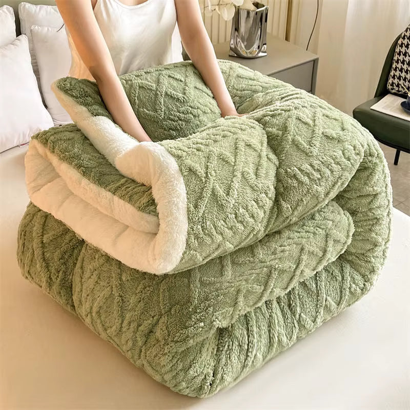 Coperta Ponderata NylaWeave in Cashmere di Agnello Ultra Calda per l’Inverno
