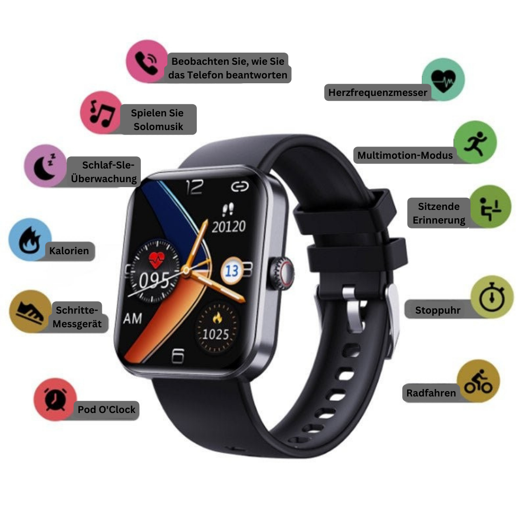 GlucoWatch | Reloj inteligente para monitoreo de glucosa con seguimiento en tiempo real