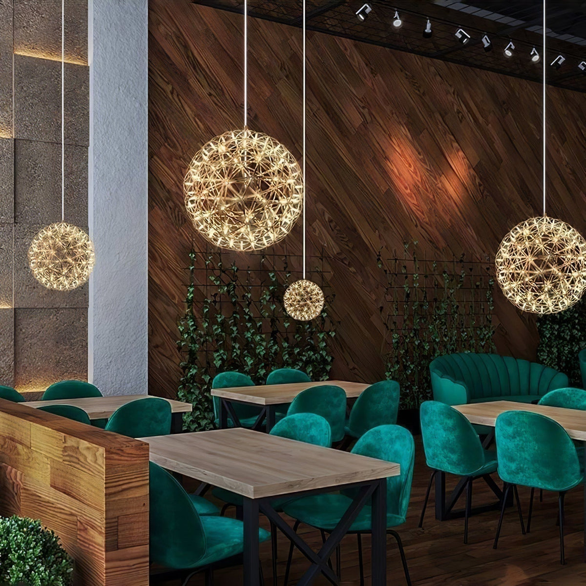 Modern Sphere Stainless Steel LED Pendant Light 1-Light