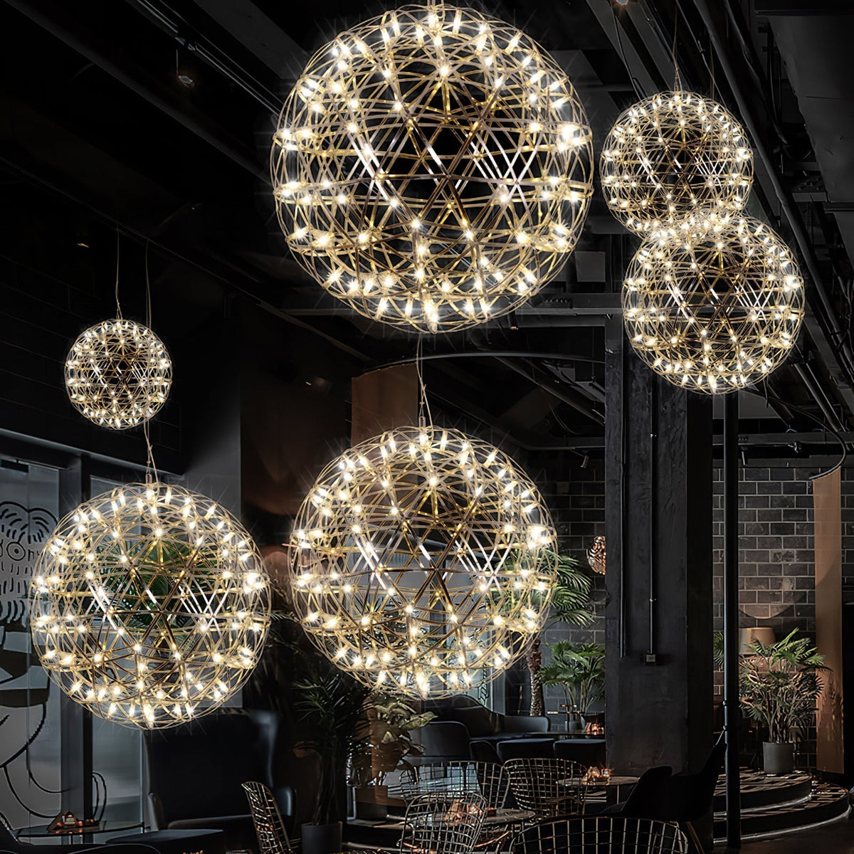 Modern Sphere Stainless Steel LED Pendant Light 1-Light
