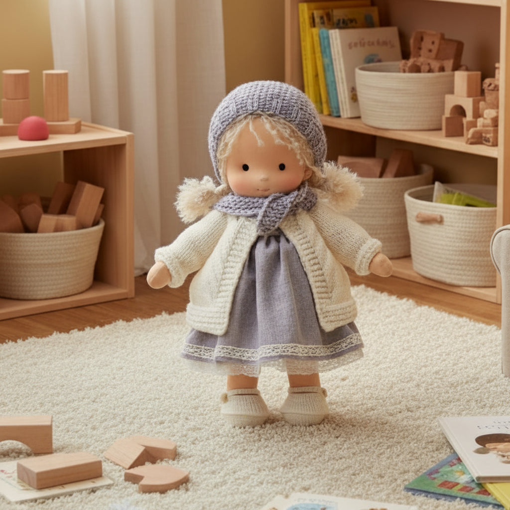 Handmade Waldorf Doll Made Creative Play Learning