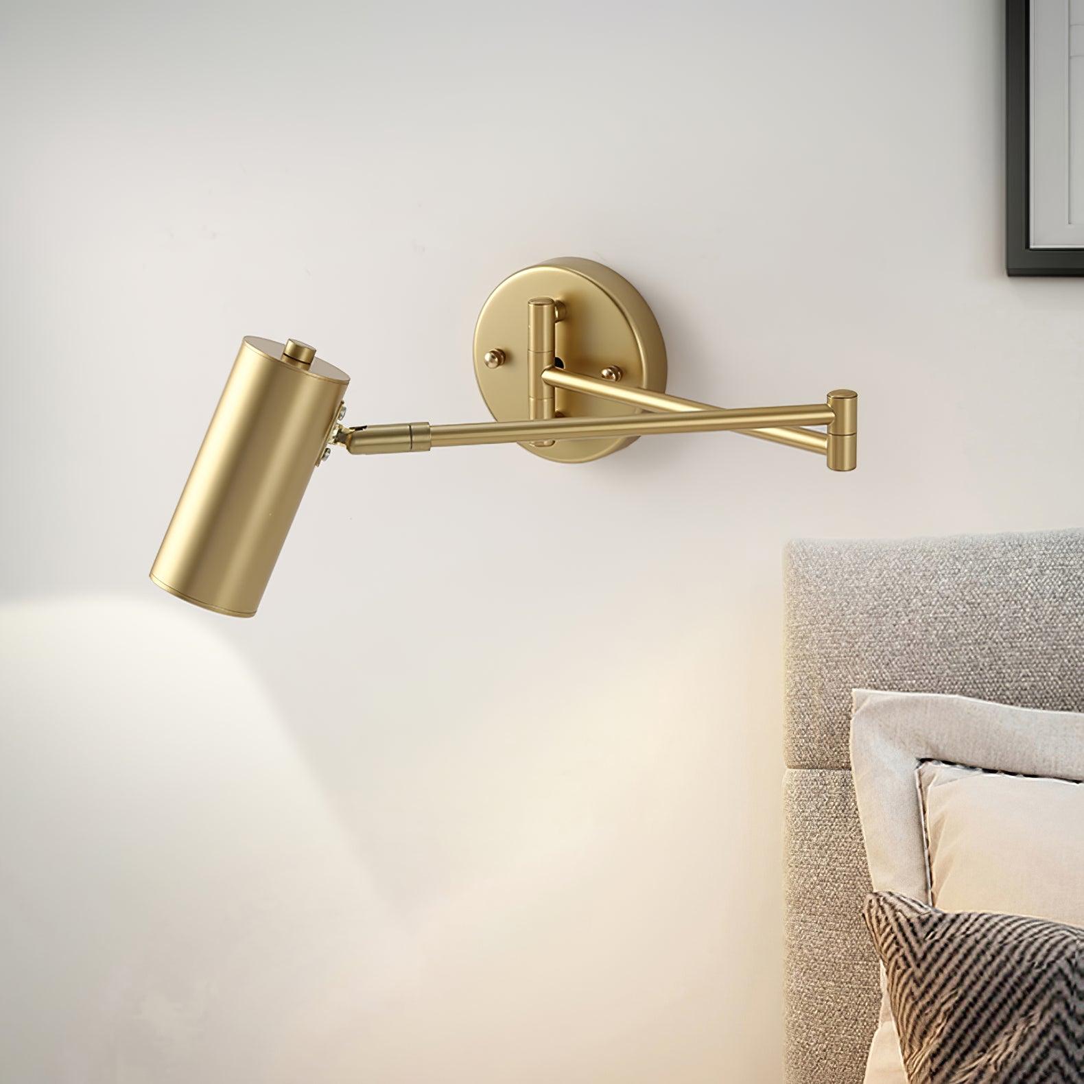Moderne verstelbare scharnierende arm LED wandlamp 1-licht