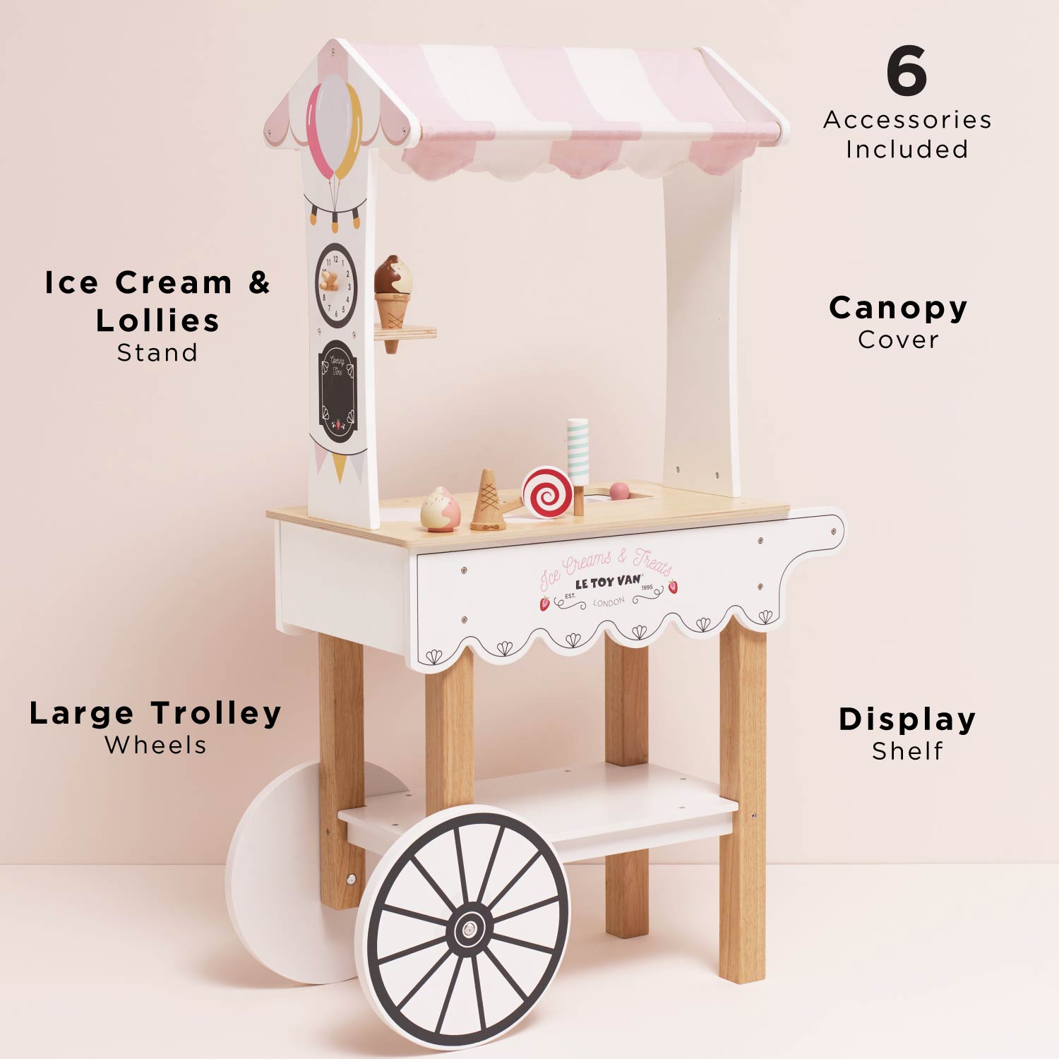 Eiswagen Marktstand