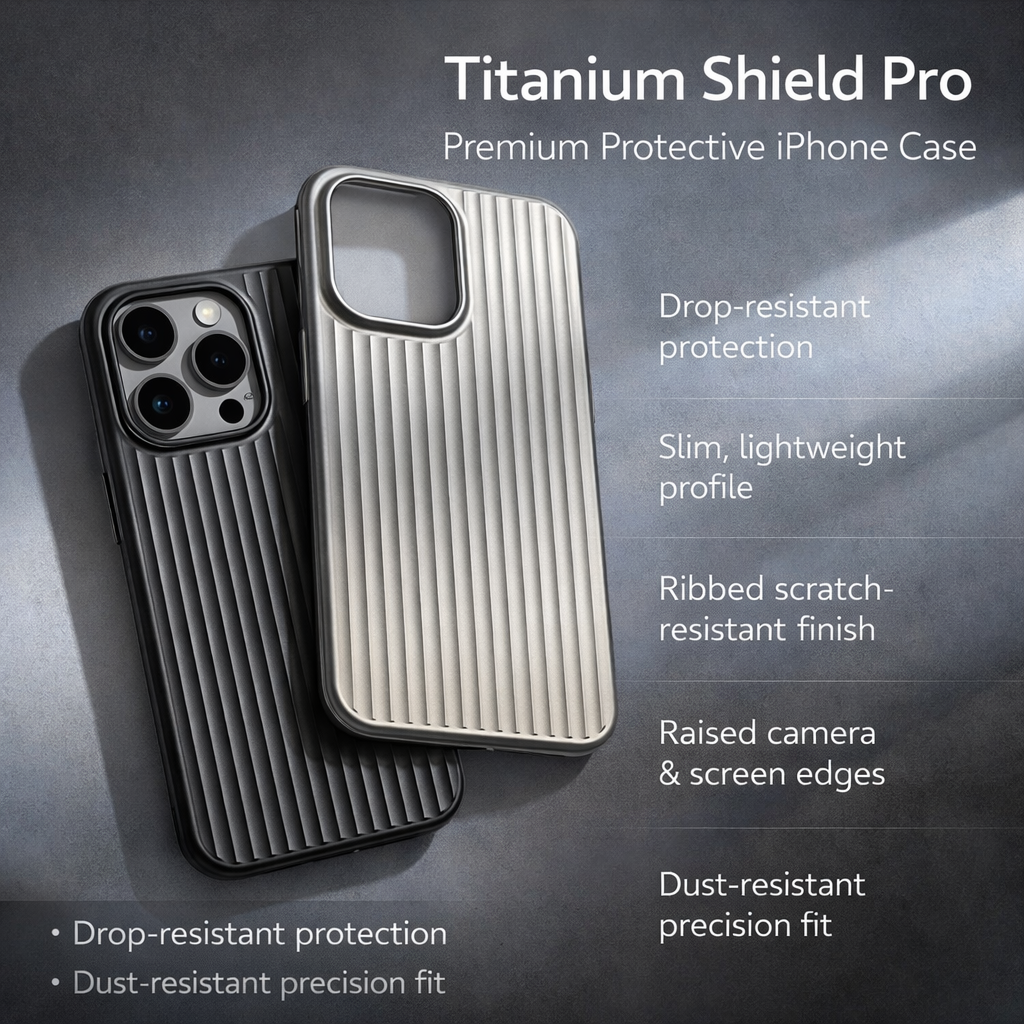 Titanium Shield Pro | Premium Protective iPhone Case