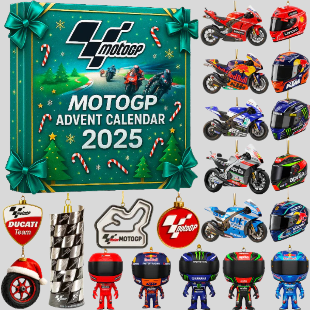 MotoGP™ julekalender 2025 – 24 dage med racerkollektioner