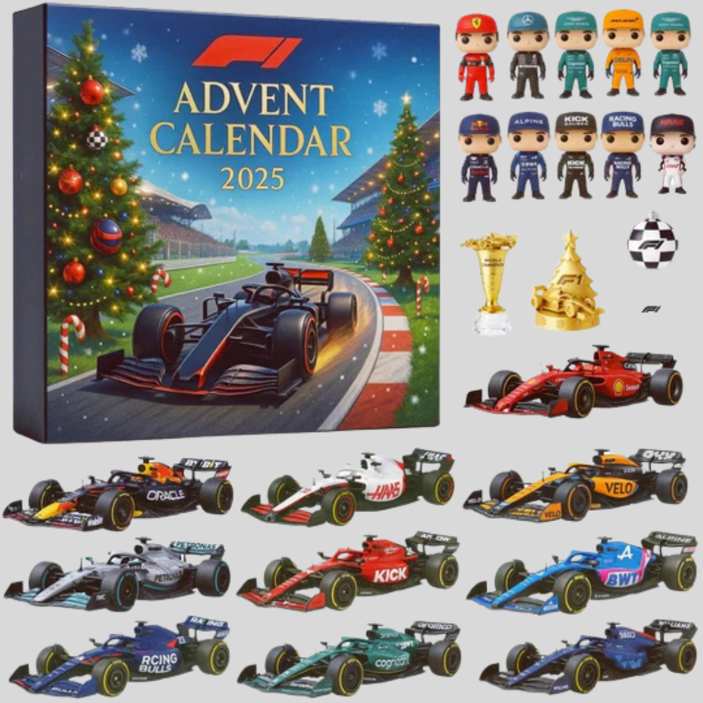 Formula 1 racerbilslegender julekalender