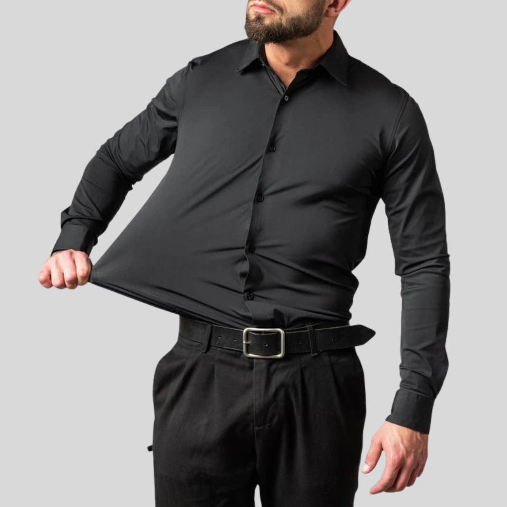Camisa para Hombre Sin Planchar