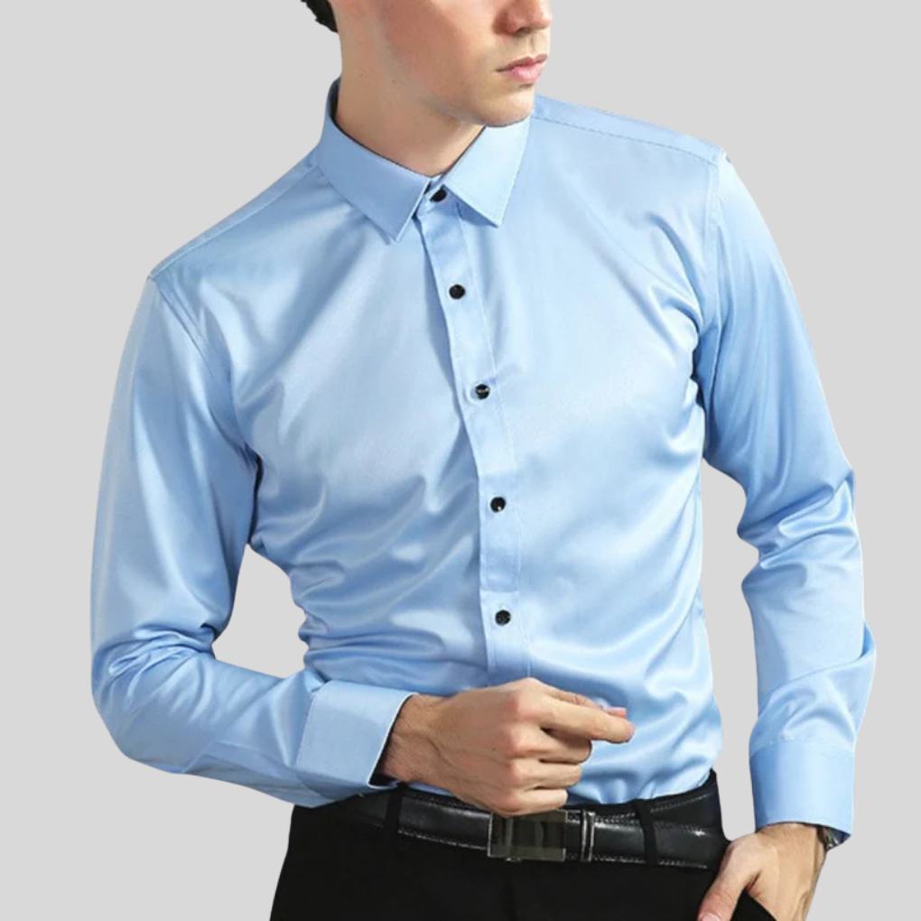 Camicia da Uomo Senza Stiro