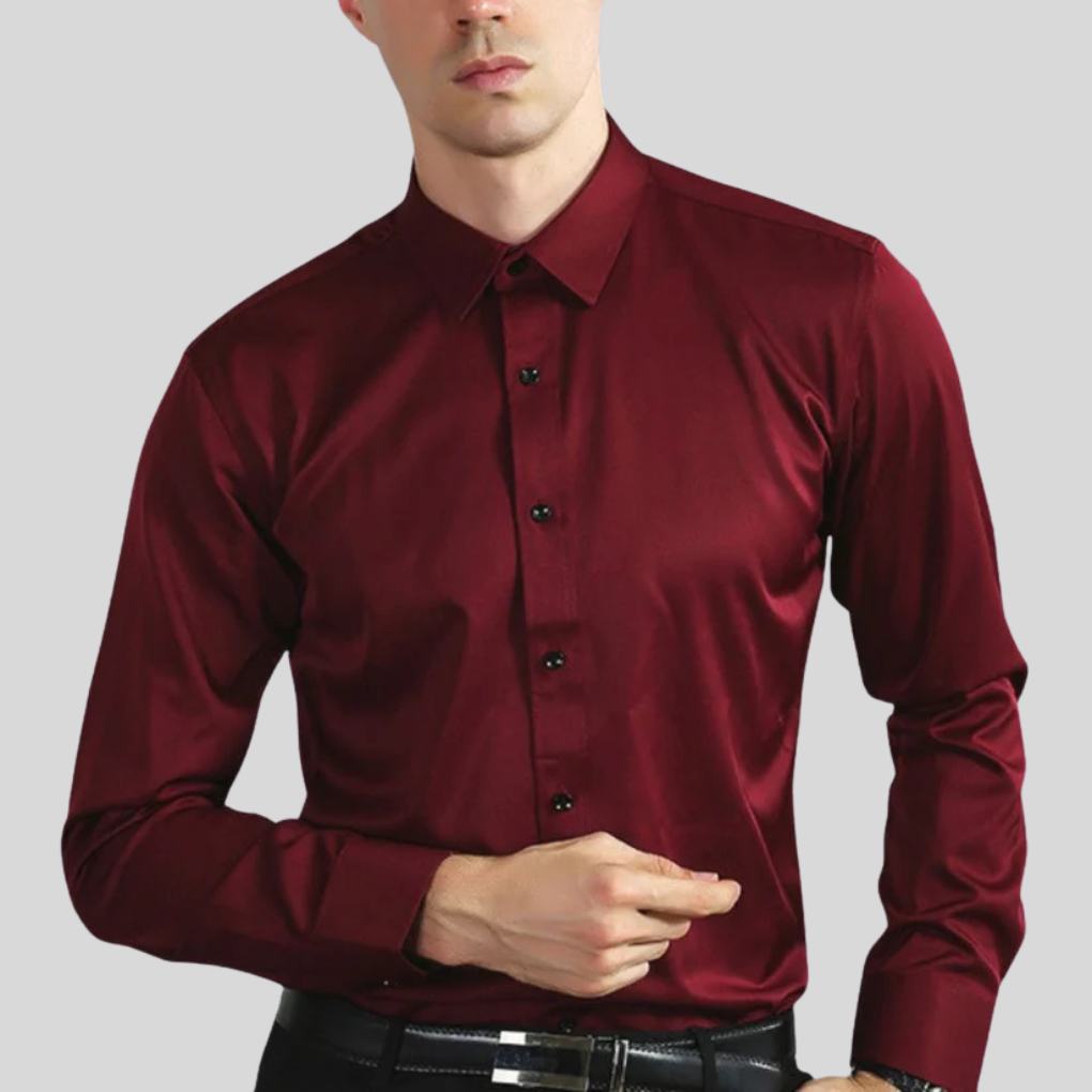Camicia da Uomo Senza Stiro